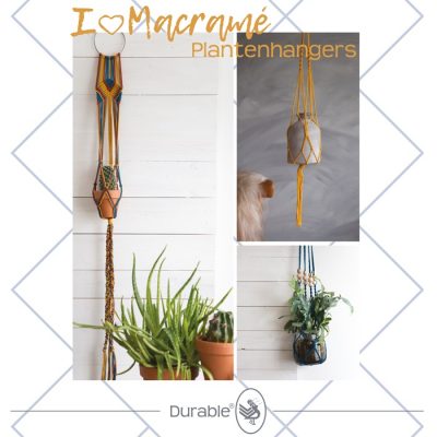 Macramé 3 Plantenhangers Pakket