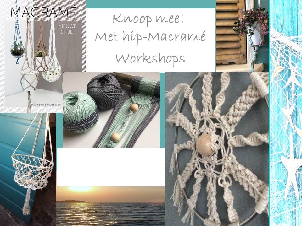 Knoop mee! Macramé workshops.