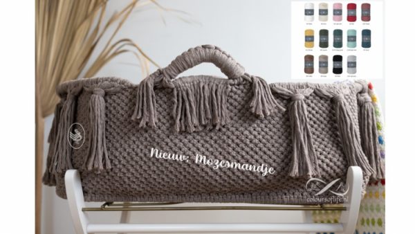 mozes mandje is gemaakt met durable rope, ontwerp coloursoflife.nl