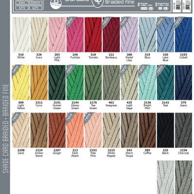 Durable Braided nieuwe kleuren