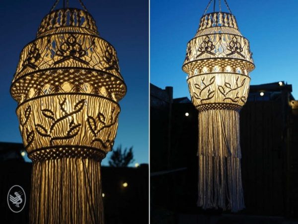 Macrame Garden Summer lamp