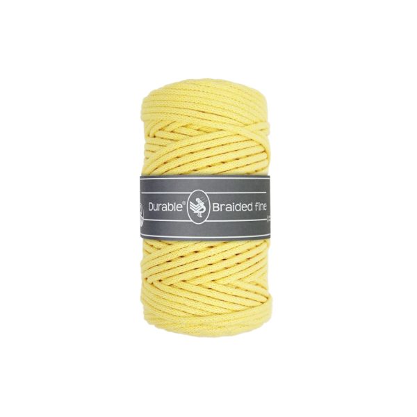 Durable Braided fine Bright Yellow 309, coloursoflife.nl
