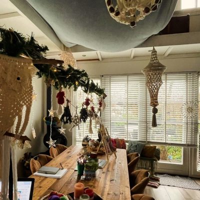 workshop macrame en haken bij coloursoflife.nl in het atelier