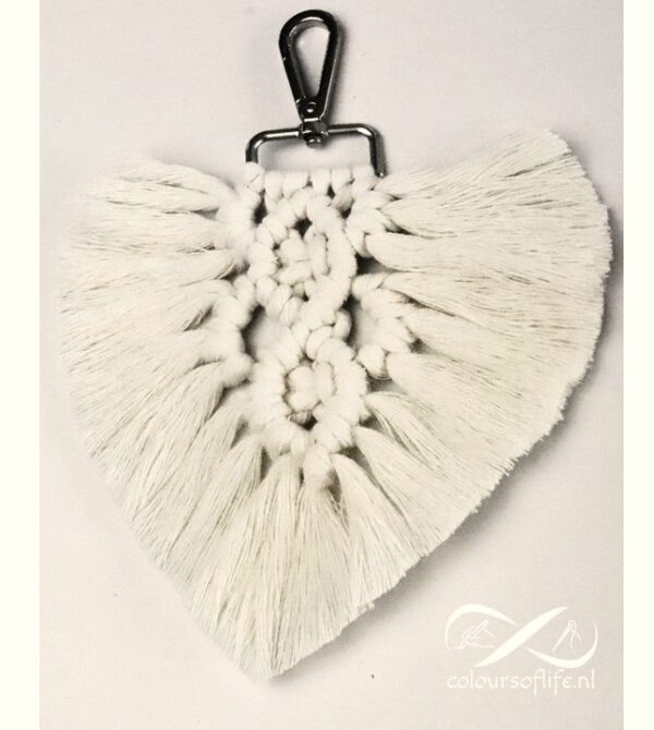 Sleutelhanger re-st col met deco veer