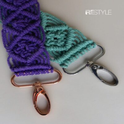 re-style boho macramé sleutelhanger, ontwerp coloursoflife.nl