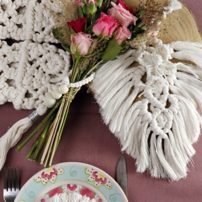 Macramé deco-veer ontwerp coloursoflife.nl