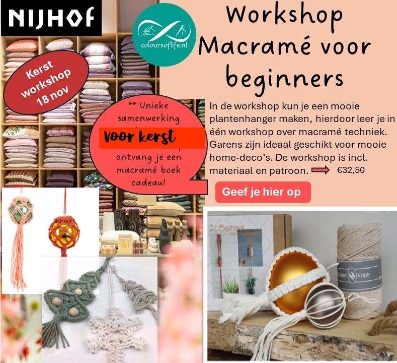workshop kerst nijhof opgeven via coloursstefanie@gmail.com